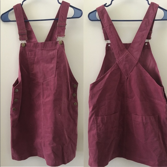 Dusty Pink Overall Dress - Picture 1 of 1